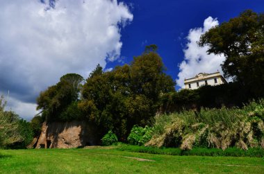Villa Savorelli Sutri mağaralarda ile