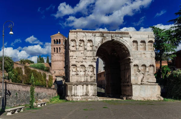 Boog van Janus in Rome — Stockfoto