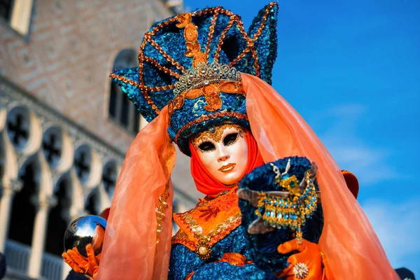 Venetië carnaval masker — Stockfoto