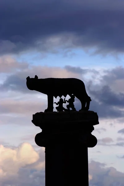 Roma Capitoline kurt sembolü — Stok fotoğraf