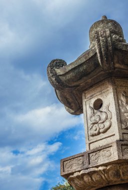 geleneksel Japon taş fener