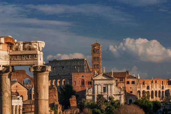 Roma Forum sunset view — Stock Photo, Image