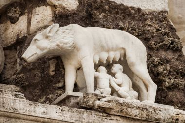 Capitoline kurt İkizler ile