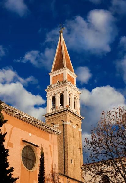 San Francesco della Vigna campanile in Venice — стокове фото