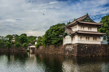 Tokyo İmparatorluk Sarayı antik duvarlar