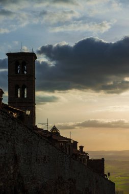Cortona Ortaçağ kenti Toskana