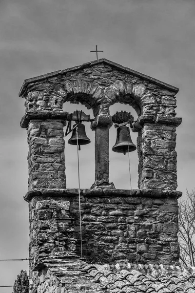 コルトーナの中世の鐘楼 — ストック写真