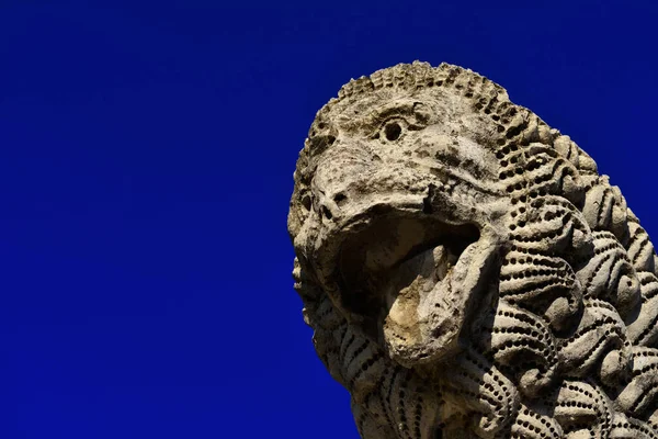 Testa di leone feroce a Lucca — Foto Stock