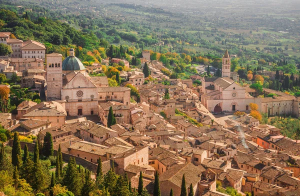Assisi medeltida historiska centrum — Stockfoto