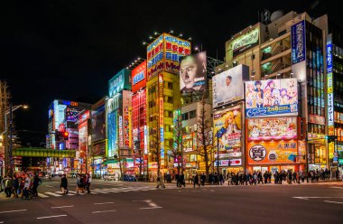 Tokyo 'daki Akihabara Elektrik Kasabası.