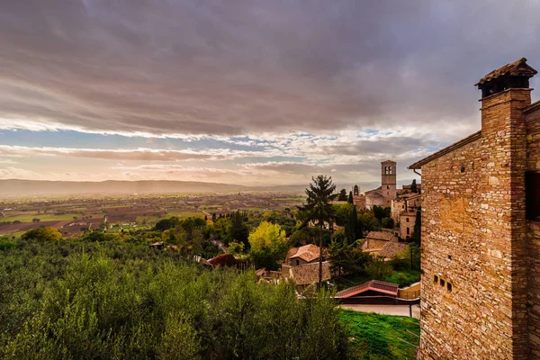 Utsikt över Assisi-dalen — Stockfoto