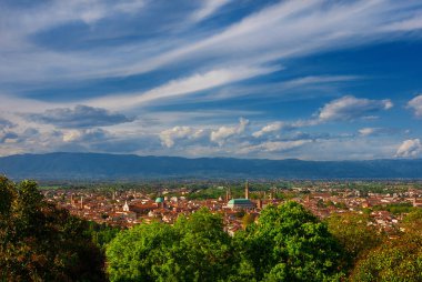 Vicenza'nın panoramik manzarası