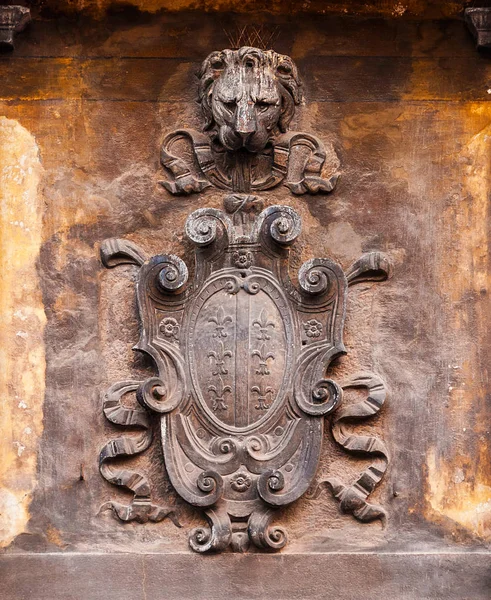 Emblema heráldico en Venecia — Foto de Stock
