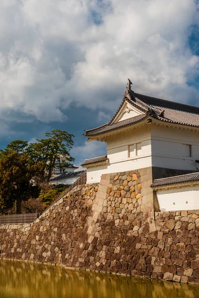 Odawara Japan März 2019 Besuch Der Mauern Und Des Burggrabens — Stockfoto