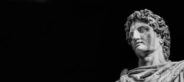 Efsanevi karakter Castor ya da Pollux 'un antik mermer heykeli, M.Ö. 1. yüzyıla dayanır ve Capitoline Hill, Roma' daki anıtsal balustrade 'ın tepesinde yer alır.)