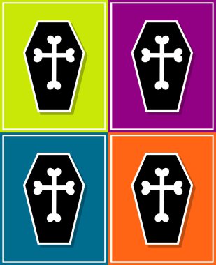 arka plan tabut etikette yeni ve yaratıcı stil