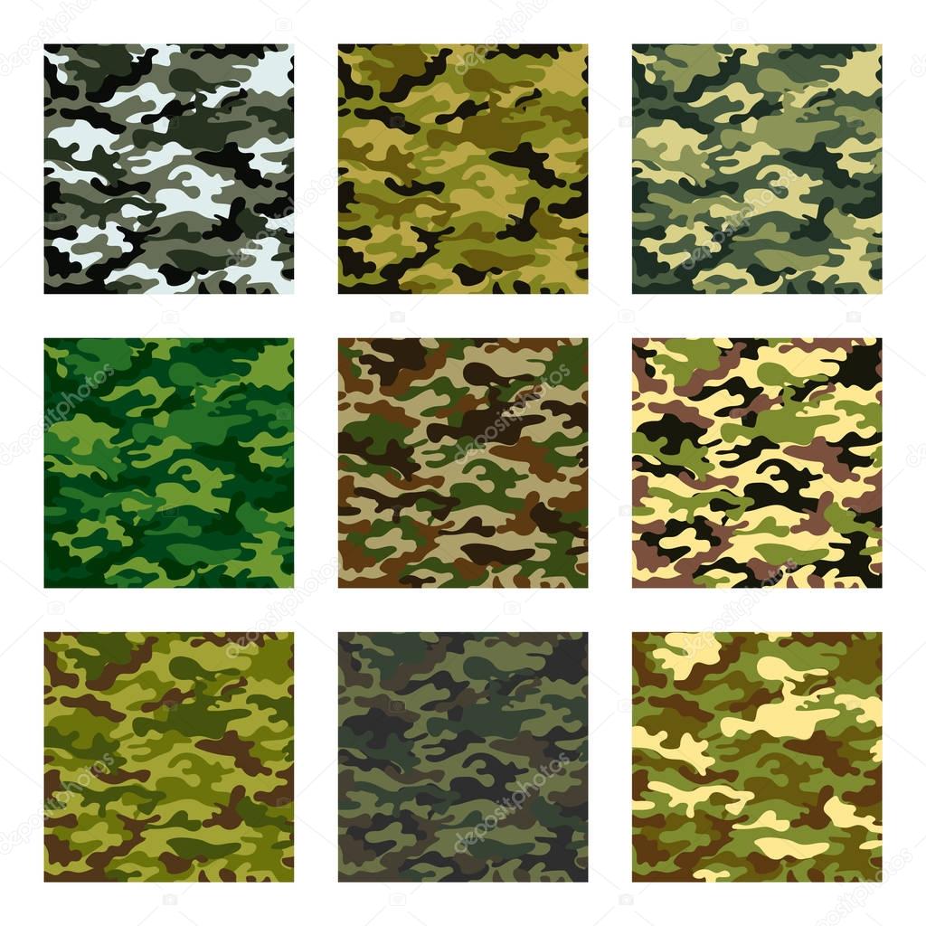 picture with a military color of the ground color khaki