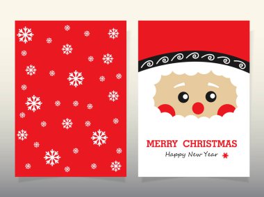 Tasarım Noel kartları 2017 Noel ağacı Noel Baba ve geyik. Yeni yılın sembolleri