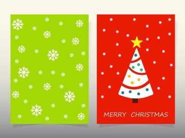 Tasarım Noel kartları 2017 Noel ağacı Noel Baba ve geyik. Yeni yılın sembolleri