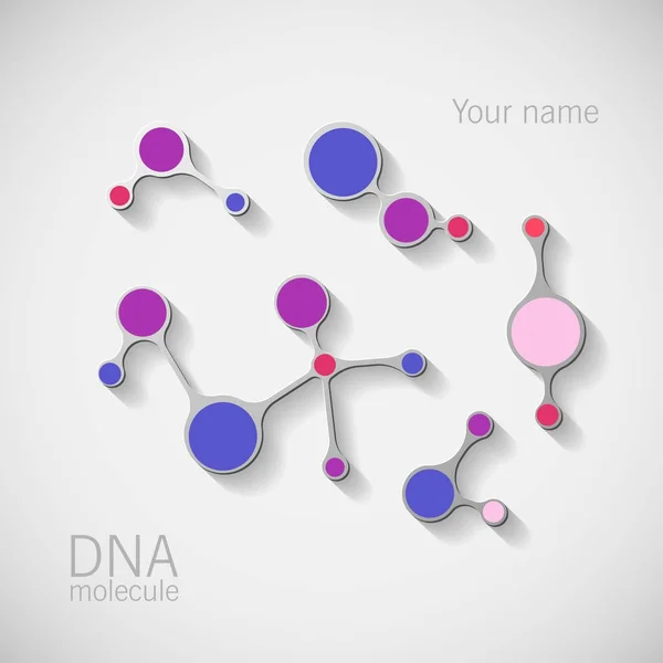 抽象的背景 dna。矢量 — 图库矢量图片