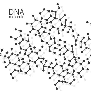 Soyut dna arka plan. Vektör