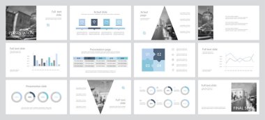 Bu şablon en iyisi olarak pazarlama ve reklam, broşür ve afiş, faaliyet raporu içinde kullanılan bir iş sunumu. Öğeleri bir koyu gri arka plan üzerinde