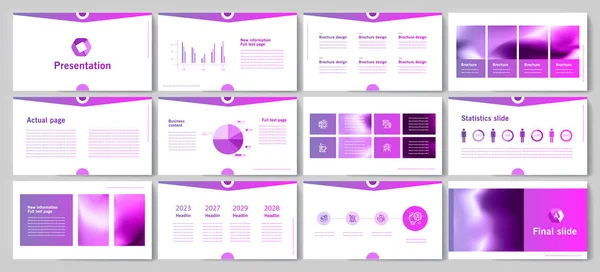 Denna mall är bäst som en Affärspresentation, används i marknadsföring och reklam, reklamblad och banner, årsredovisningen — Stock vektor