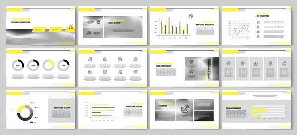这个模板是最好的业务演示文稿, 用于营销和广告, 传单和横幅, 年度报告 — 图库矢量图片