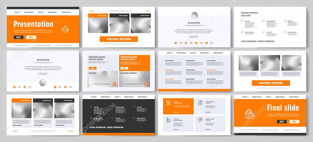 This template is the best as a business presentation, used in marketing and advertising, flyer and banner, the annual report