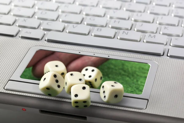 Online gambling or gaming concept