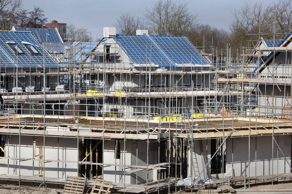 Residential construction site in the Netherlands — Stock Photo, Image