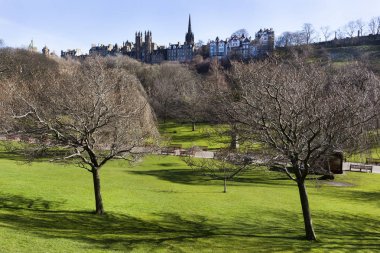 Edinburgh'daki Princes sokak Bahçe