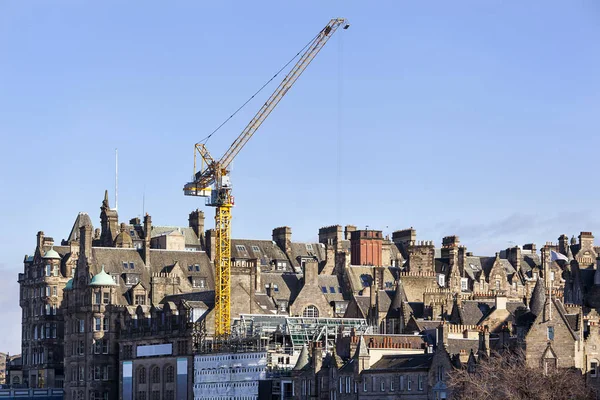 Vista del casco antiguo de Edimburgo — Foto de Stock
