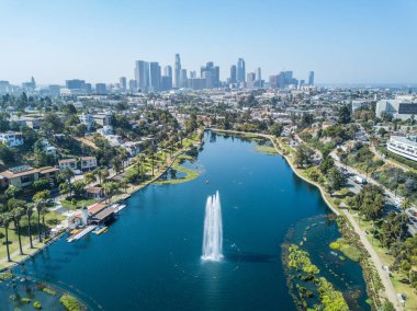 Los Angeles - dron görünümü
