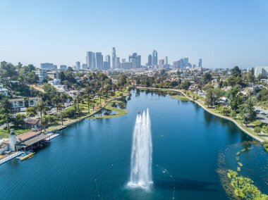 Los Angeles - dron görünümü