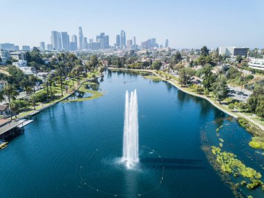 Los Angeles - dron görünümü
