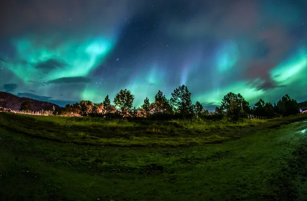 Northern lights in Norway — Stock Photo, Image