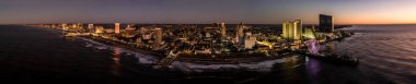 Atlantik City Skyline 'da İHA görüntüsü