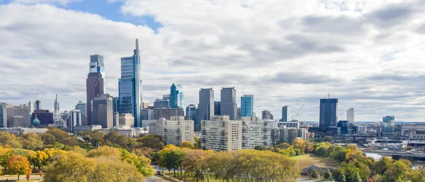 Pohled na panorama Philadelphie — Stock fotografie