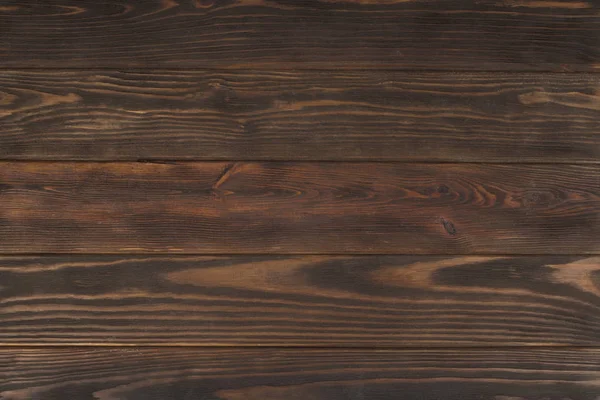 Wood brown grain texture, dark wood wall background, top view of wooden table — Stock Photo, Image