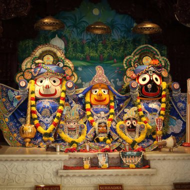 Radha ve Krishna, Chennai, Tamil Nadu, Hindistan, ISKCON'a Tapınağı, Chennai-Hindistan. Uluslararası toplum Krishna bilinci için ISKCON'a olduğunu