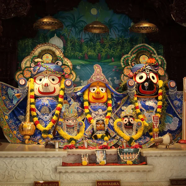 Radha ve Krishna, Chennai, Tamil Nadu, Hindistan, ISKCON'a Tapınağı, Chennai-Hindistan. Uluslararası toplum Krishna bilinci için ISKCON'a olduğunu