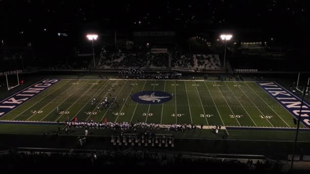 Circa September 2019 Pleasant Grove Utah Aerial View High School — Stock Video