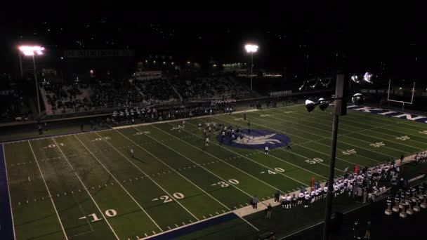 Circa September 2019 Pleasant Grove Utah Aerial View Running Back — Stock Video