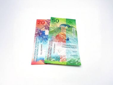 İsviçre Frangı banka notları (dikey)