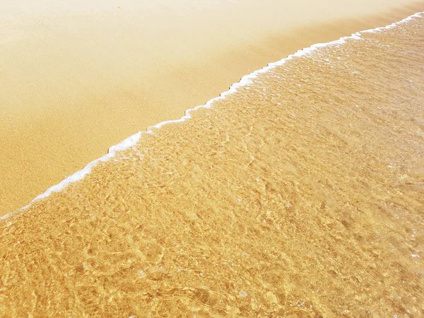 Fronte spiaggia sabbiosa — Foto Stock