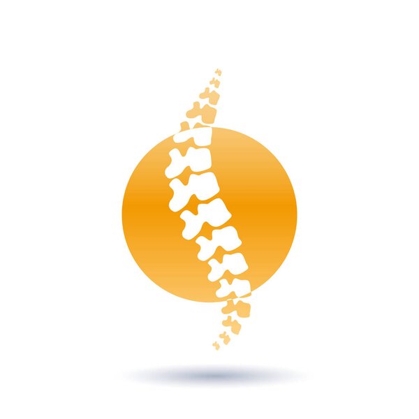 Векторный силуэт позвоночника
. 