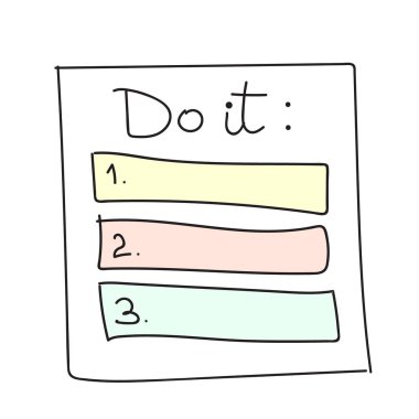 Anahat onay listelemek için madde işareti