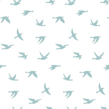 Kuşların vektörsüz deseni