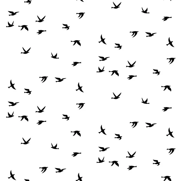 Vector patrón sin costura con las aves — Archivo Imágenes Vectoriales